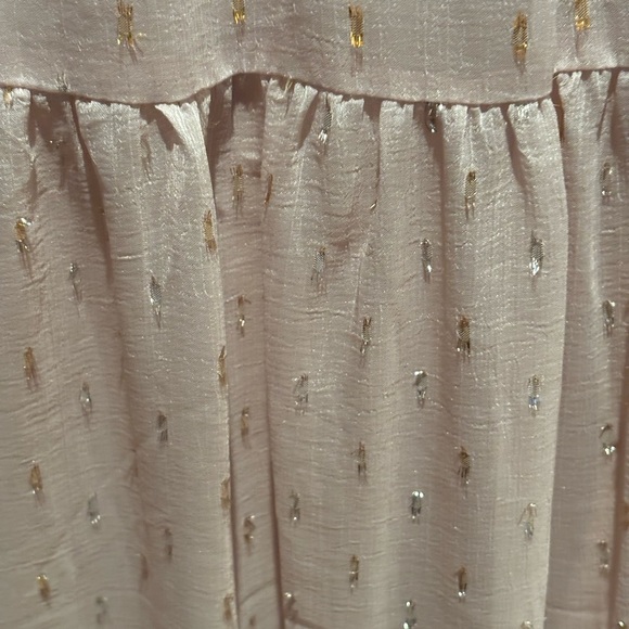 MacDuggal tiiered maxi dress with sequins. - Picture 3 of 6